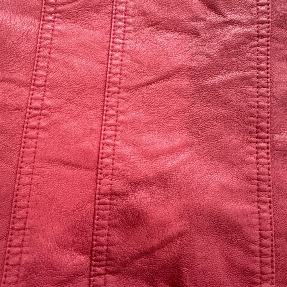 Baccini Deep Red Leather Jacket - Picture 9 of 10